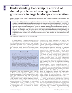 Understanding leadership in a world of shared