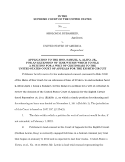 motion - Justice for Sholom