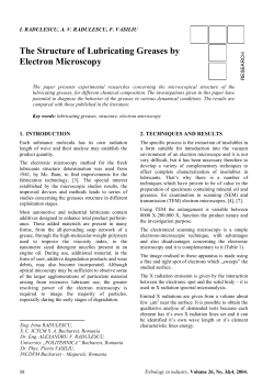 The Structure of Lubricating Greases by Electron Microscopy