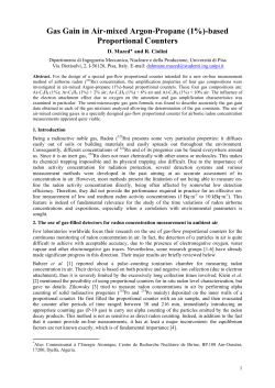 On the use of air-mixed counting gases in proportional