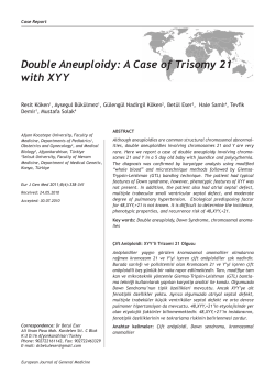 Double Aneuploidy: A Case of Trisomy 21 with XYY