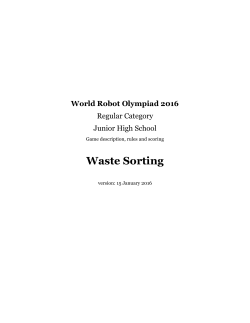 Game Description, rules and scoring