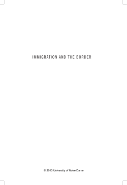 immigration and the border