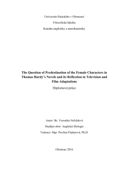 The Question of Predestination of the Female Characters in