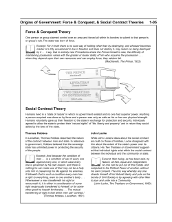 Social Contract Theory