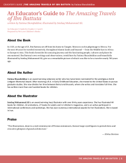 An Educator`s Guide to The Amazing Travels of Ibn Battuta