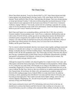 Chane Gang Bio - Church of the Holy Name