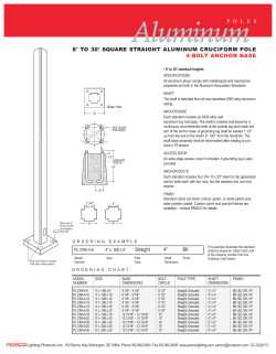 8` TO 30` SQUARE STRAIGHT ALUMINUM