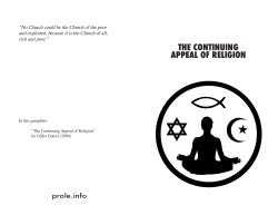 the continuing appeal of religion