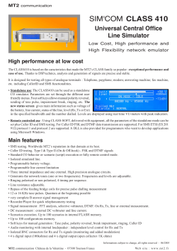 datasheet - MT2 communication