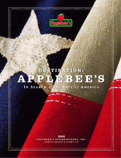 applebee`s - Media Corporate IR Net