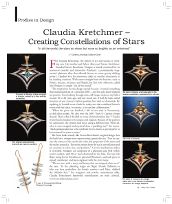 Claudia Kretchmer &ndash; Creating Constellations of Stars