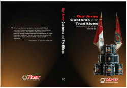 Our Army: Customs and Traditions