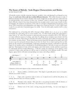The Secret of Melody