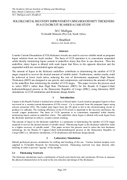 SOLUBLE METAL RECOVERY IMPROVEMENT USING