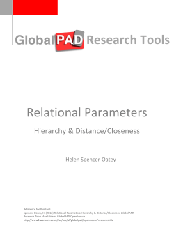 Tool to explore interpersonal relations