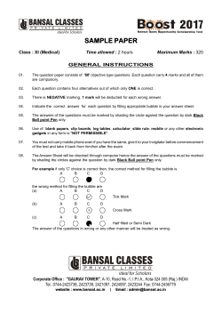 - Bansal Classes