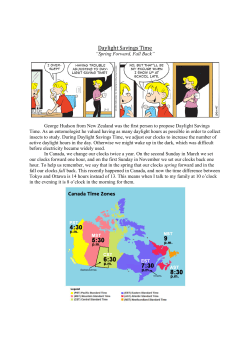 Daylight Savings Time - keika