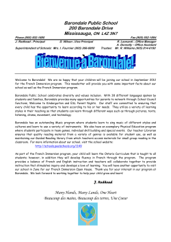 French Immersion Newsletter