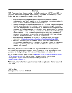 ۦ797ۧ Pharmaceutical Compounding—Sterile Preparations, USP 39