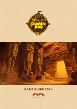 game guide 2014 - Atlantos Paddle Pop