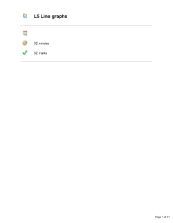 L5 Line graphs - Blackhorse Primary School