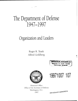 The Department of Defense 1947-1997