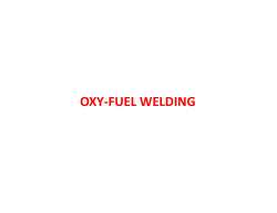 OXY-FUEL WELDING