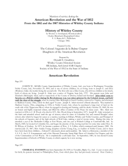 American Revolution and the War of 1812