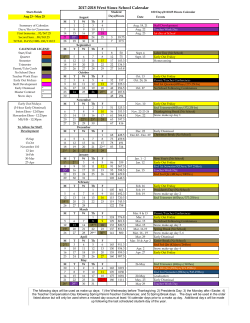 17-18 School Calendar