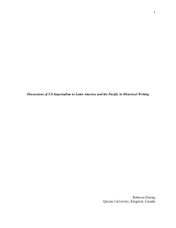 Discussions of US Imperialism in Latin America
