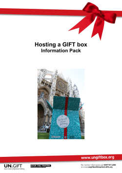 Hosting a GIFT box