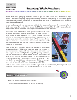 Rounding Whole Numbers