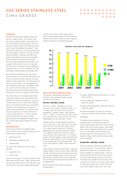 200 series stainless steel - International Stainless Steel Forum