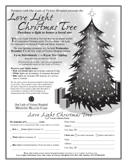 the Love Light Christmas Tree Form