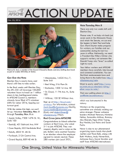 October 25, 2016 - AFSCME Council 5
