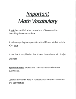 a(n): rate A rate that is simplified so that it has a denominator of i is a
