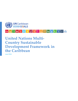 United Nations Multi- Country Sustainable Development Framework