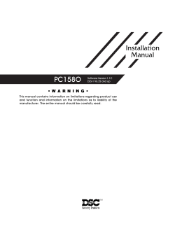 Installation Manual