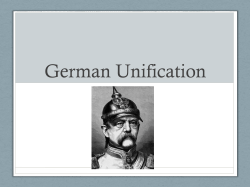 German Unification - Garnet Valley School District