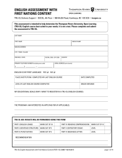 english assessment with first nations content