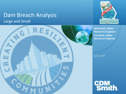 Dam Breach Analysis