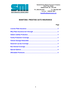 manitoba prestige auto insurance
