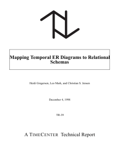Mapping Temporal ER Diagrams to Relational Schemas