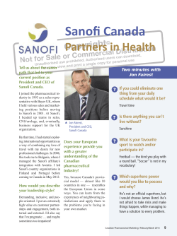 Sanofi - STA HealthCare Communications