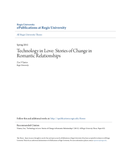 Technology in Love: Stories of Change in Romantic Relationships