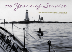 110 Years of Service - Maine Seacoast Mission