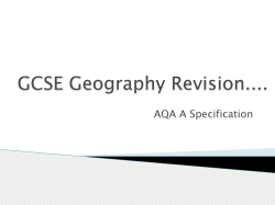 GCSE Geography Revision - La Mare De Carteret High School