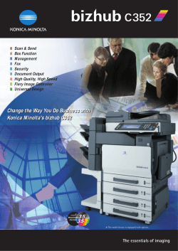Change the Way You Do Business with Konica Minolta`s bizhub