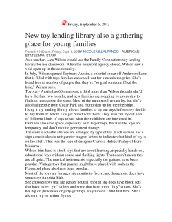 New toy lending library also a gathering place for